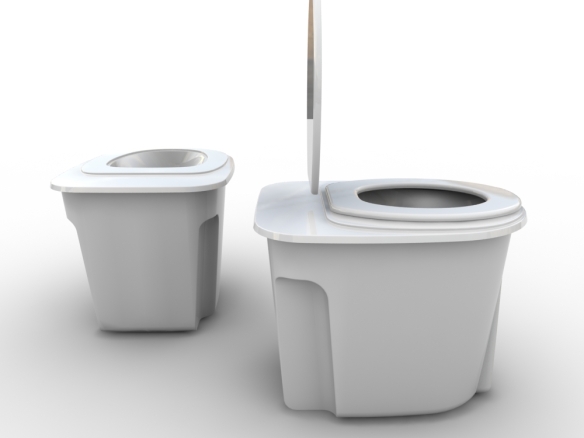 A rendering of one of our toilet concepts, courtesy of Alejandro Palandjoglou